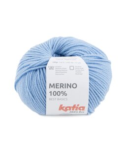 Katia Merino 100% - Hemelsblauw 8