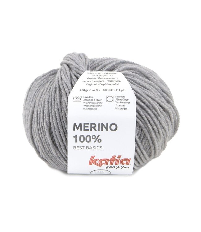 Katia Merino 100% - Licht grijs 505