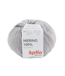Katia Merino 100% - Parelmoer-lichtgrijs 86