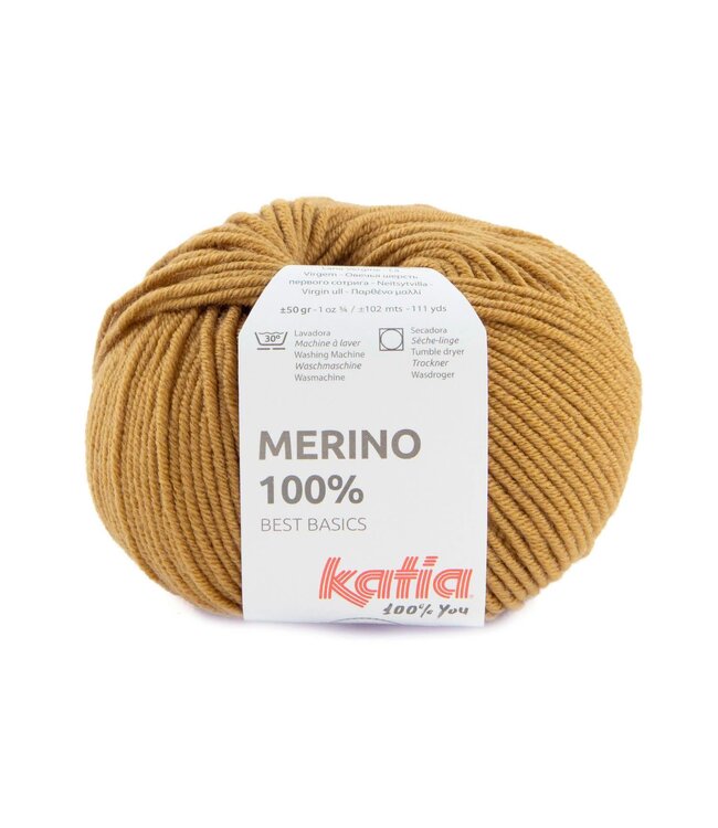 Katia Merino 100% - Mosterdgeel 91