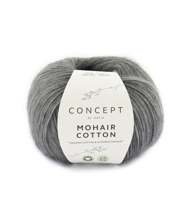 Katia Mohair cotton  - Grijs 71