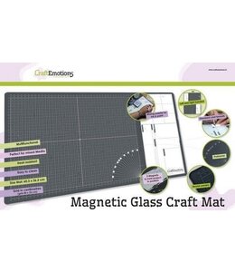 CraftEmotions Magnetic glass craft mat