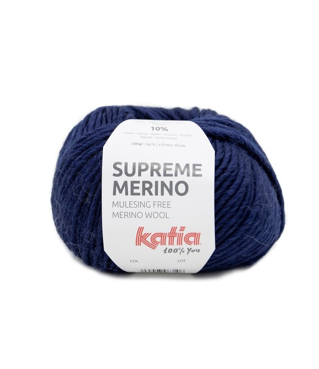 Katia SUPREME MERINO - Donker blauw 94