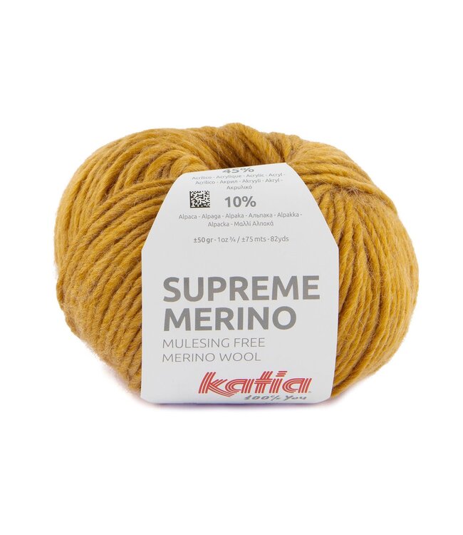 Katia SUPREME MERINO - Mosterdgeel 102