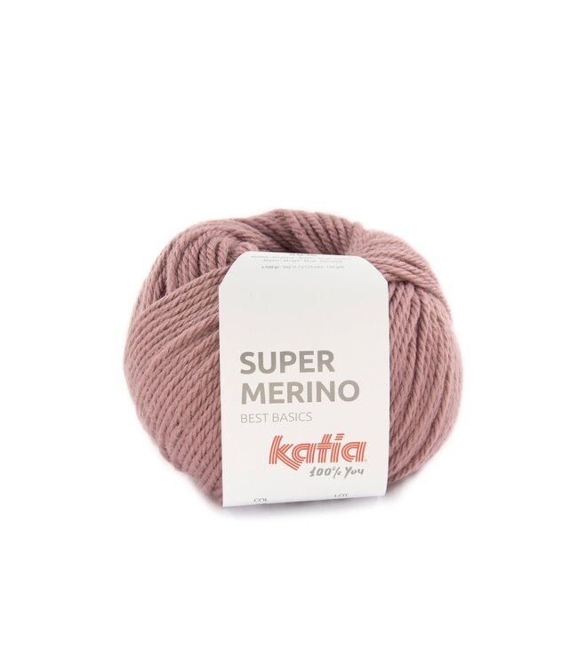 Katia SUPER MERINO - Donker bleekrood 34