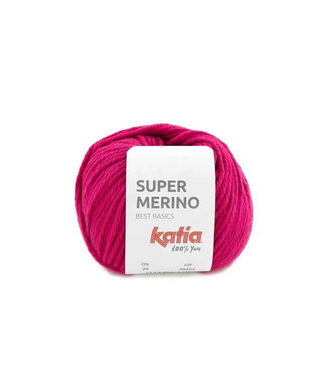 Katia SUPER MERINO - Fuchsia 29