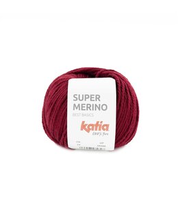 Katia SUPER MERINO - Wijnrood 24
