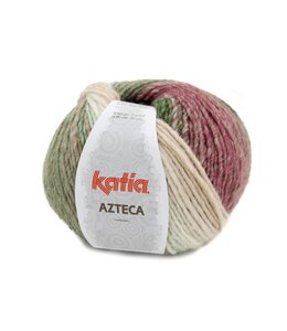 Katia AZTECA - Ecru-Groen-Bleekrood-Bruin 7875