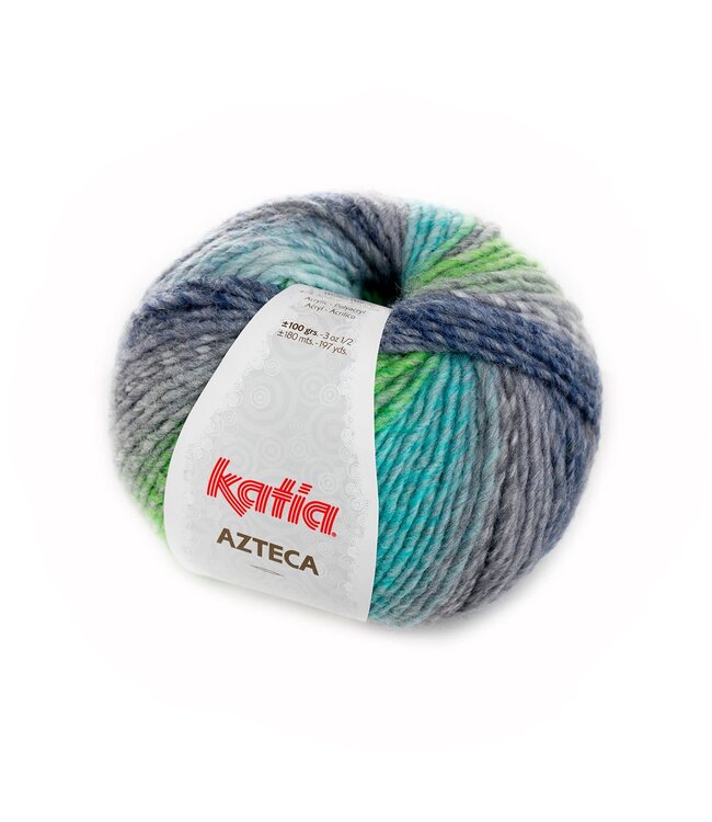 Katia AZTECA - Grijs-Groen-Blauw 7863