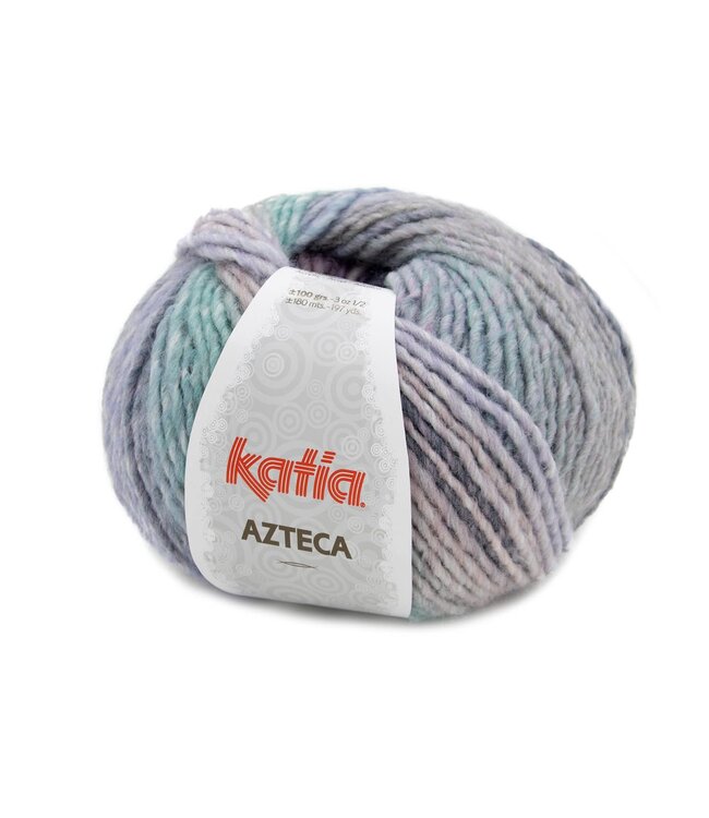 Katia AZTECA - Pastel-Paars-Groen 7878