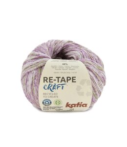 Katia Re-tape craft - Parelmoer-lichtviolet-Licht groen-Beige 304