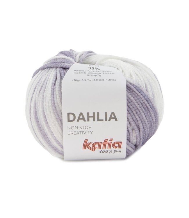 Katia DAHLIA - Geel- medium paars 104