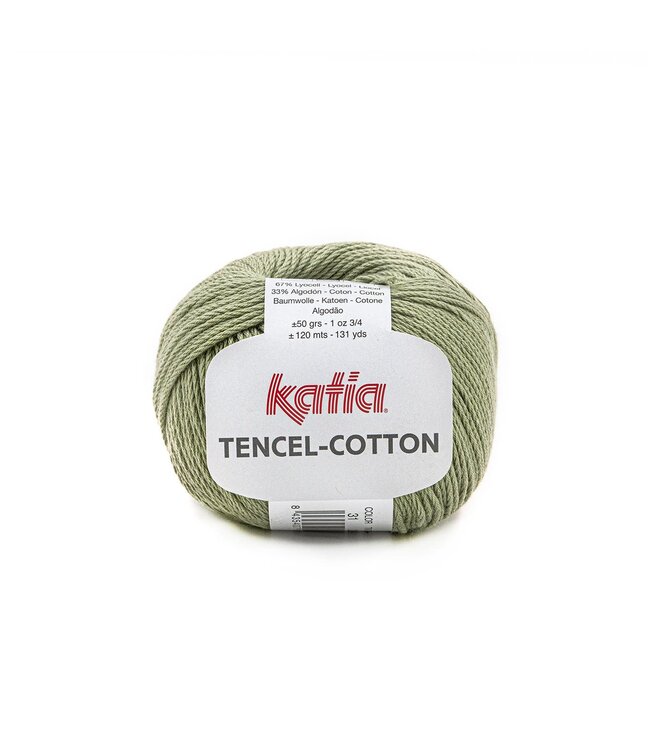 Katia Tencel - cotton  - Bleekgroen 31