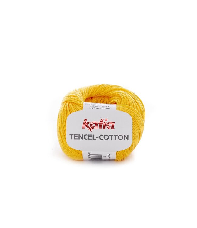 Katia Tencel - cotton  - Citroengeel 14