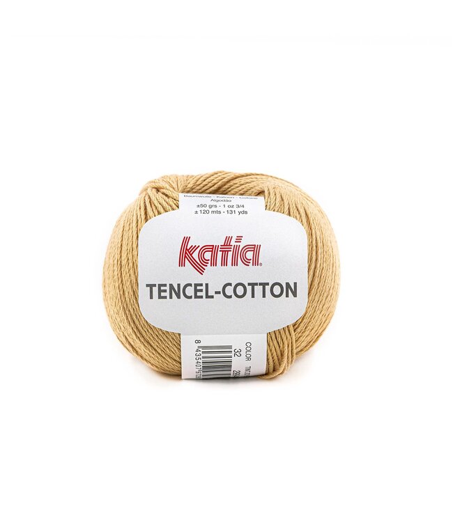 Katia Tencel - cotton  - Okerbruin 32