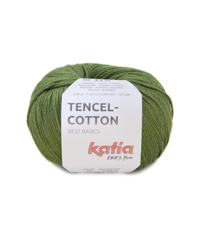 Katia Tencel - cotton  - Pijnboomgroen 33