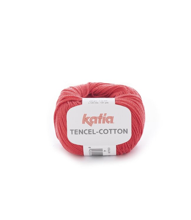 Katia Tencel - cotton  - Rood 4