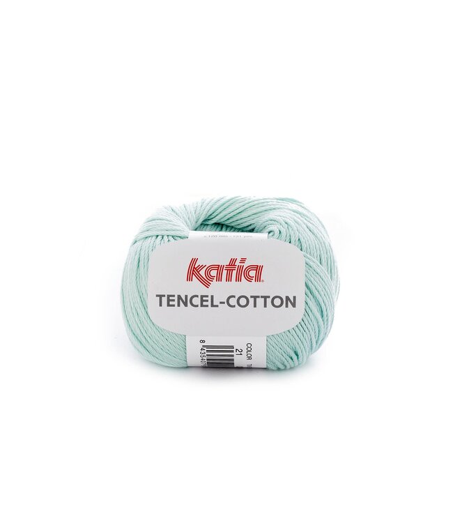 Katia Tencel - cotton  - Turkooisgroen 21