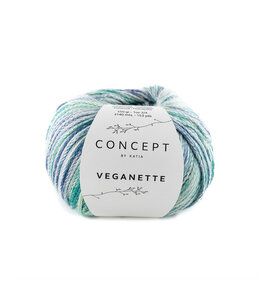 Katia VEGANETTE - Mintgroen-Lila-Parelmoer-lichtviolet 107