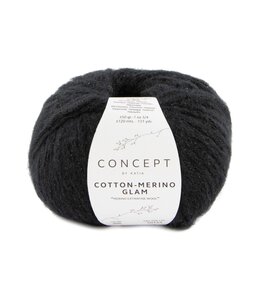 Katia Cotton-merino glam - Zwart 306