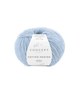 Katia Cotton-merino - Licht blauw 131