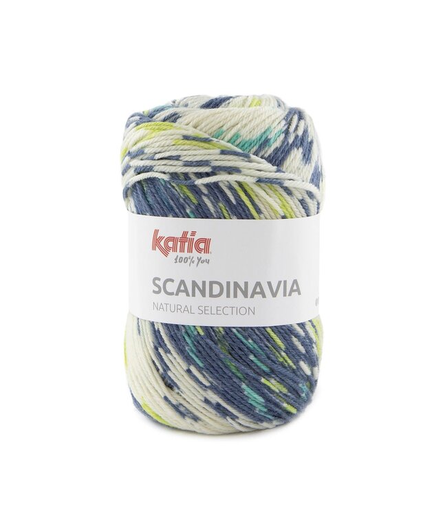 Katia Scandinavia - Blauw-geelgroen 350