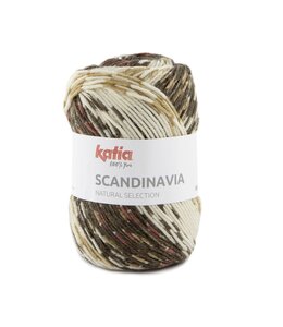 Katia Scandinavia - Kaki-rood-licht groen 352