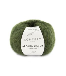 Katia Alpaca silver - Donkergroen-Zilver 272