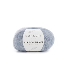 Katia Alpaca silver - Pastelblauw-Zilver 253