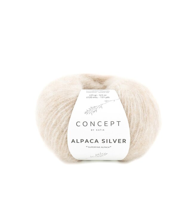 Katia Alpaca silver - Zeer licht beige-Zilver 268