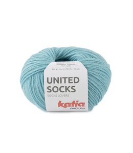 Katia UNITED SOCKS - Waterblauw 24