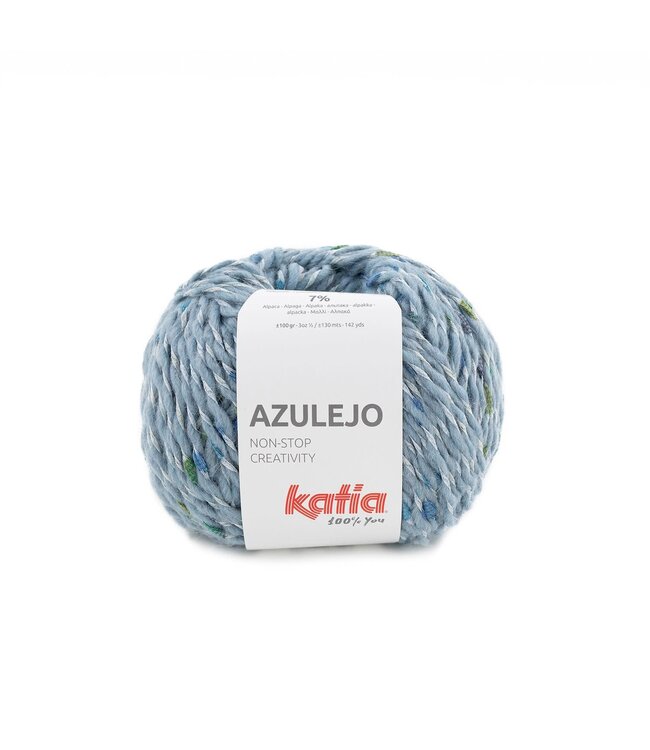 Katia Azulejo - Jeans-Groen-Blauw 305