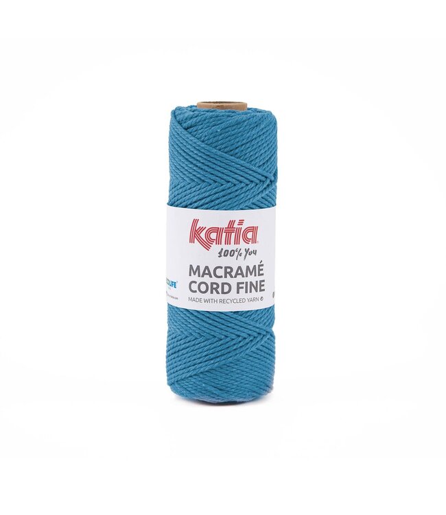 Katia Macramé cord fine - Blauw 210