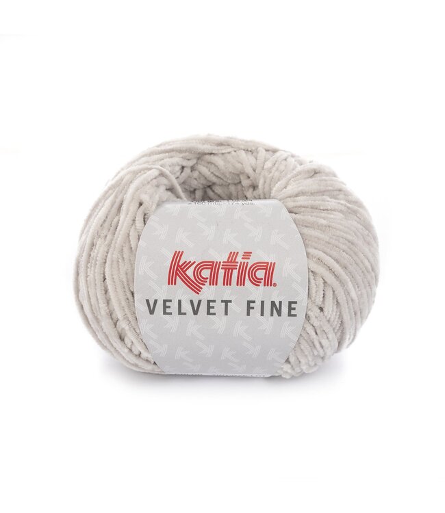 Katia Velvet fine - Licht grijs 208