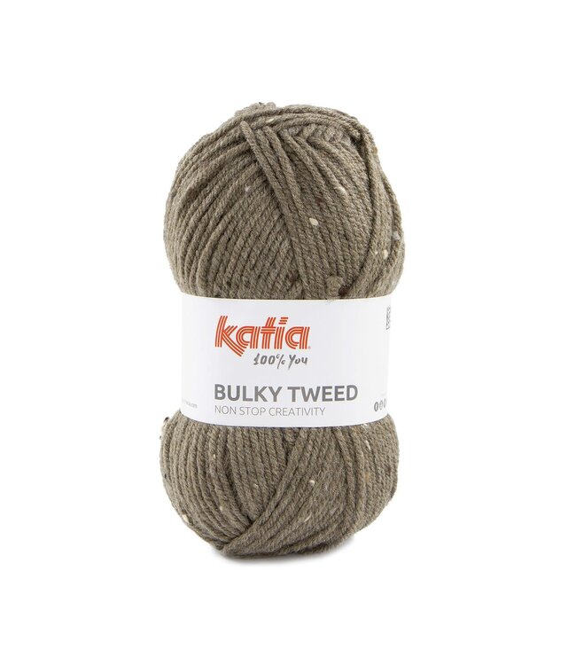 Katia Bulky tweed - Bleekbruin 206