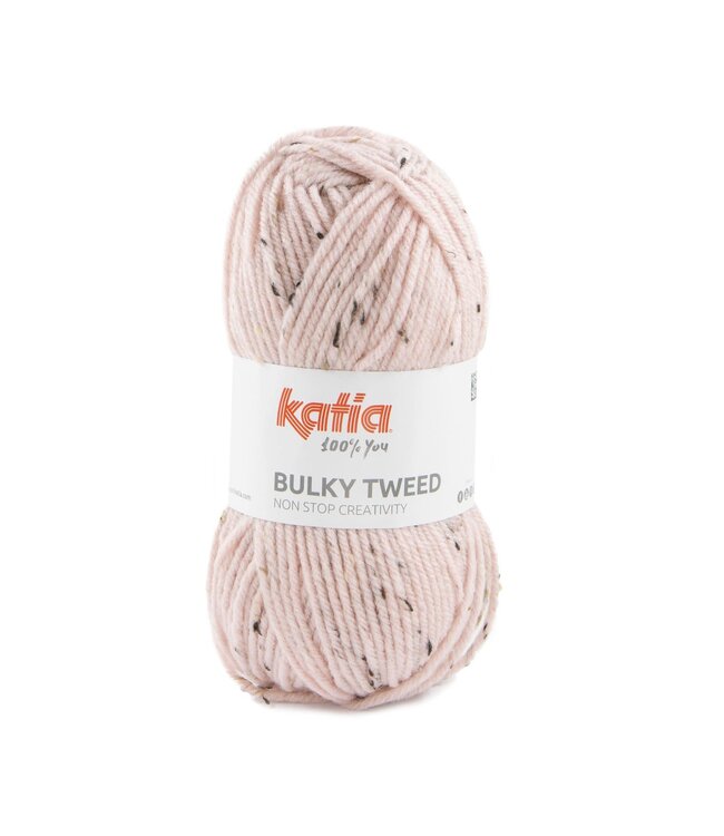 Katia Bulky tweed - Bleekrood 204