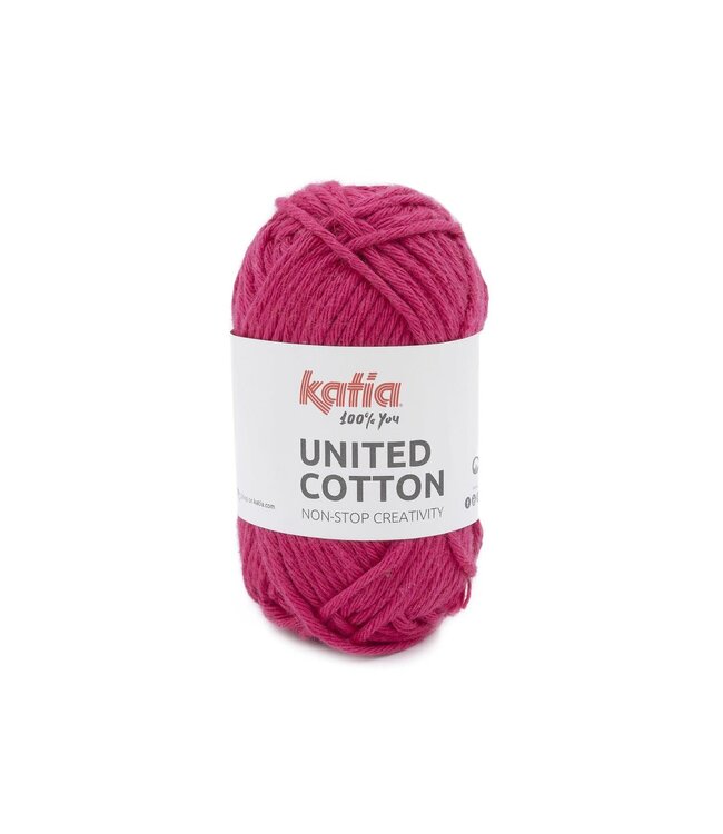 Katia United cotton - donker fuchsia 25