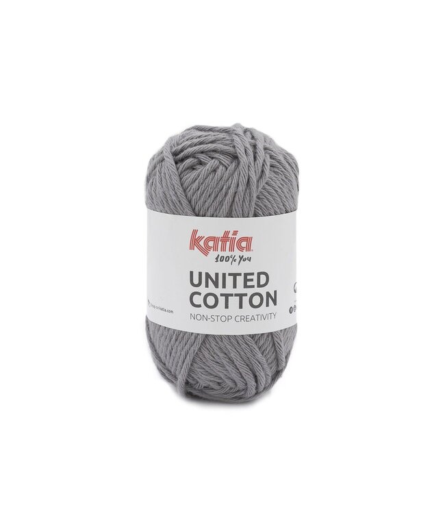 Katia United cotton - medium grijs 15