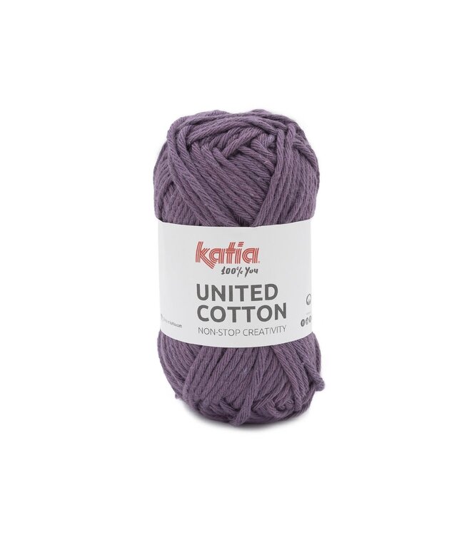 Katia United cotton - parelmoer-licht violet 24