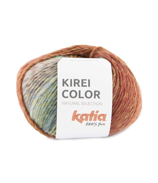 Katia Kirei color - Roestbruin-Camel-Groen 351