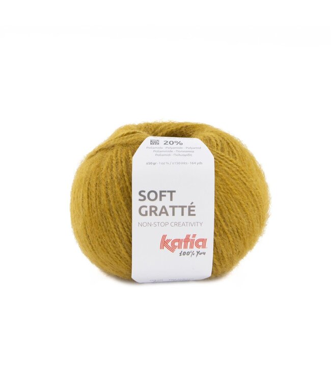 Katia Soft gratté - Mosterdgeel 87