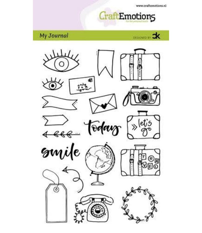 CraftEmotions Clear stamps travel