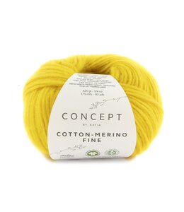 Katia COTTON-MERINO FINE - Geel 91