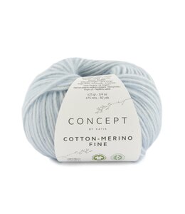 Katia COTTON-MERINO FINE - Licht hemelsblauw 85