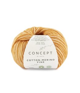 Katia COTTON-MERINO FINE - Licht oranje 82