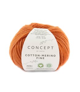 Katia COTTON-MERINO FINE - Oranje 90