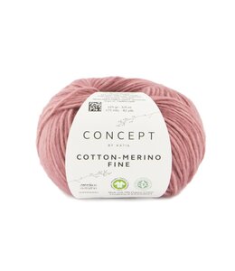 Katia COTTON-MERINO FINE - donker roze 99