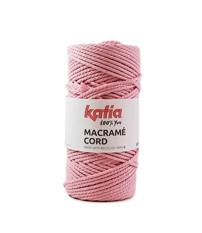 Katia MACRAME CORD - Kauwgom roze 101