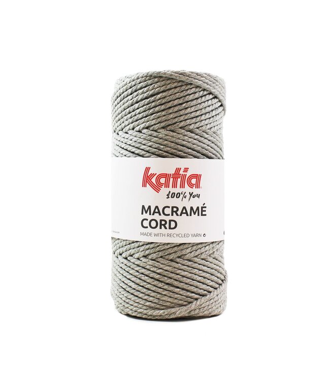 Katia MACRAME CORD - Licht grijs