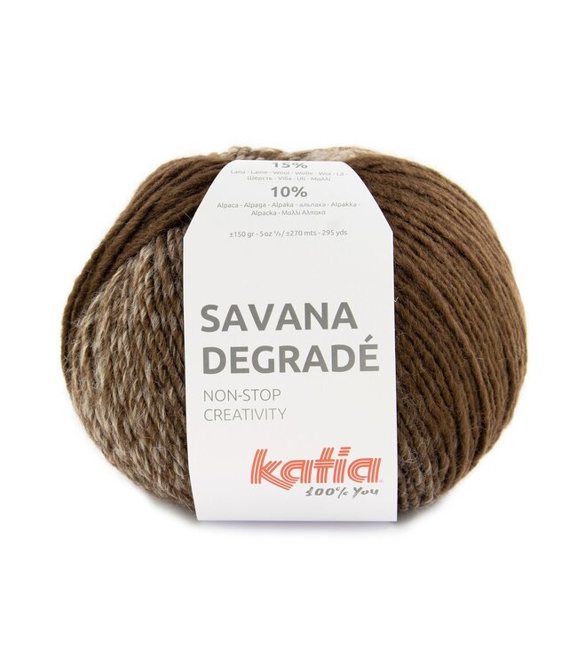 Katia Savana degrade - Beige-Grijs-Bruin 106